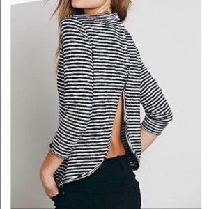 Free People Mod Striped Tee
